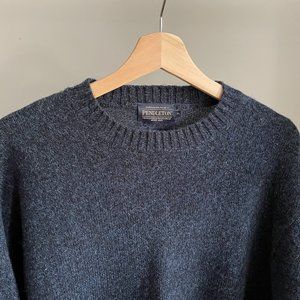 Pendleton Men's Shetland Washable Wool Crewneck Sweater